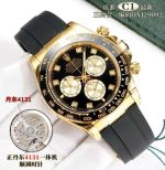 Rolex Daytona Replica with Black Dial Dandong 4131 Movement OXJ29092 Fake Watch